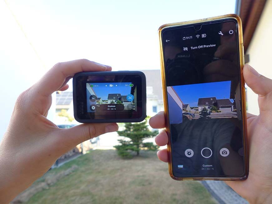 gopro hero 9 black controle smartphone